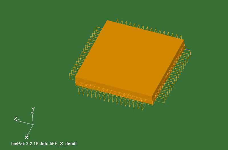Modellaufbau: Chip-Bauteil